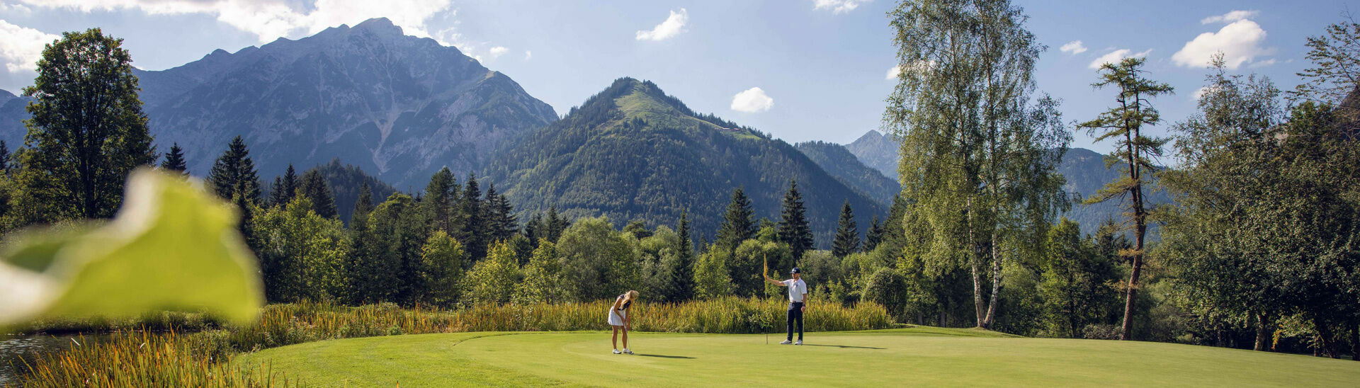 Golfen in Pertisau am Achensee Eine spektakuläre Kulisse prägt das Bild des Golf- und Landclubs Achensee in Pertisau und macht Golfen in der Region zu einem Highlight.