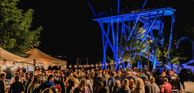 The event Chill & Jump #achensee takes place in Pertisau.