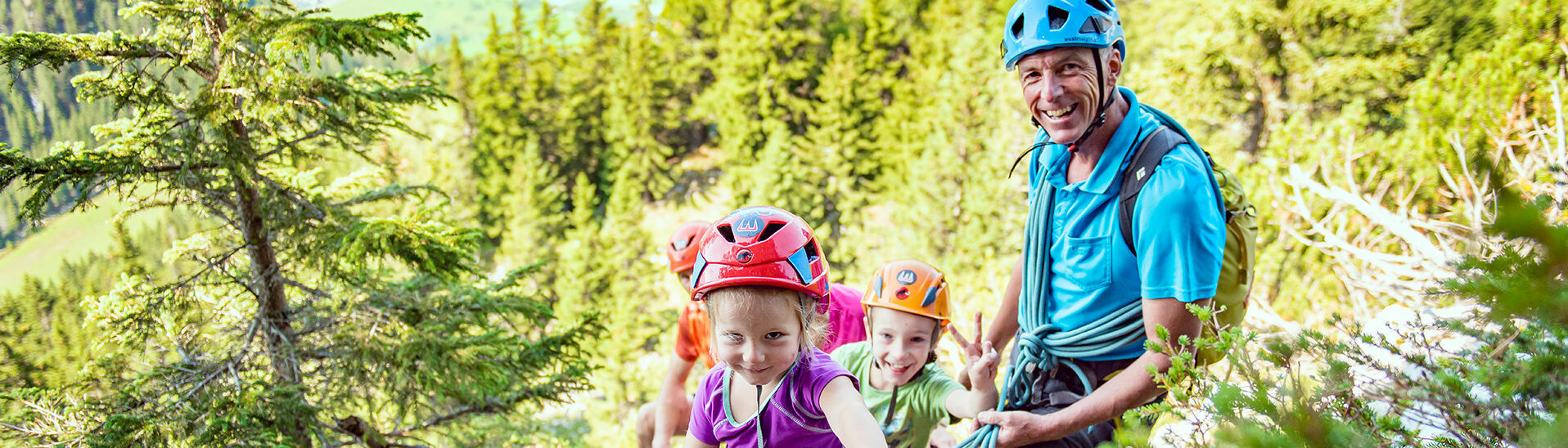 Family-friendly via ferrata in the Rofan mountains The Felix and Charlotte family-friendly via ferrata in the Rofan mountains at Lake Achensee is a family adventure to remember.