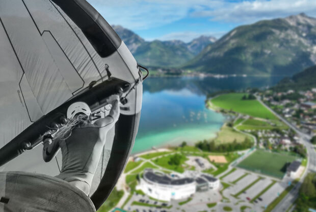 Wingfoiling at Lake Achensee Graphic of the Wingfoil Event at Lake Achensee
