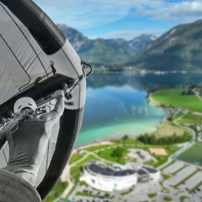 Graphik des Wingfoil Events am Achensee