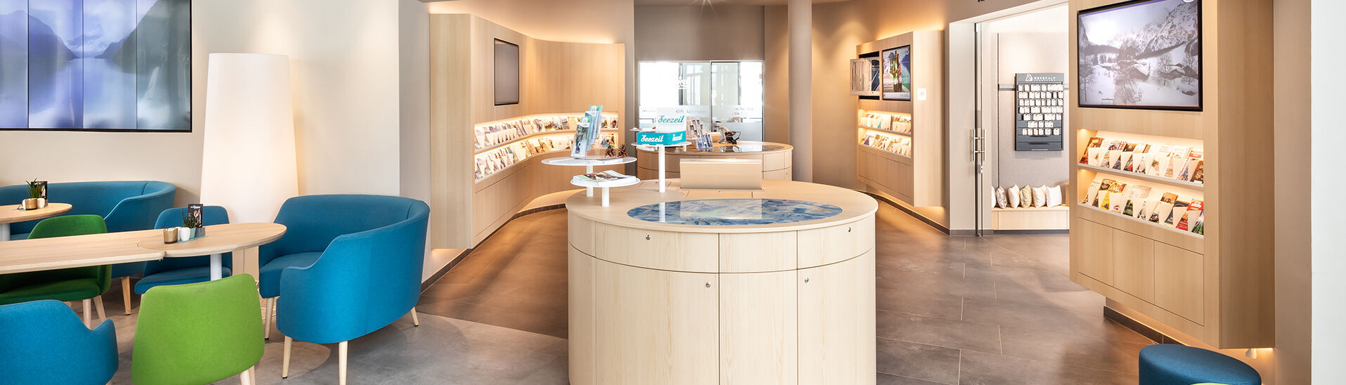 Welcome CENTER Achensee Die Raeumlichkeiten des Welcomecenter Achensee in Maurach