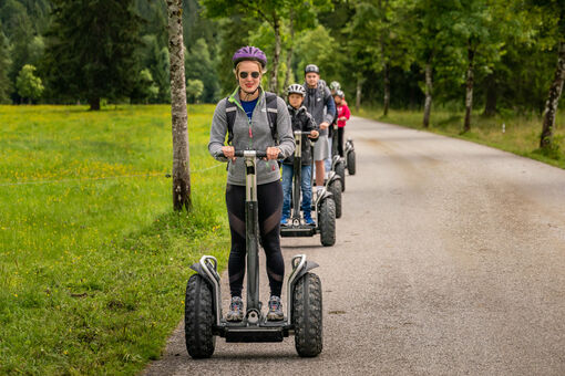 The Achensee youth programme takes participants on a trendy and sustainable tour of the Achensee region on Segways.