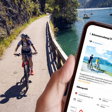 Mit der maps.achensee.com können Gäste ihren Sommerurlaub am Achensee planen.