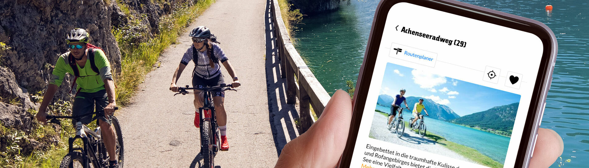 Interaktive Tourenplanung im Sommer Mit der maps.achensee.com können Gäste ihren Sommerurlaub am Achensee planen.