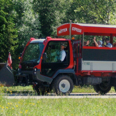 Hut express at Lake Achensee