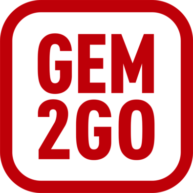 Logo der Gem2Go App