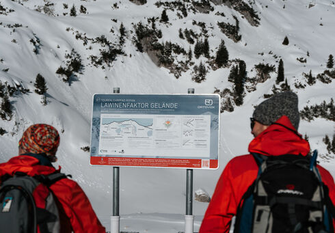 ORTOVOX Tourenlehrpfad Rofan in Maurach am Achensee