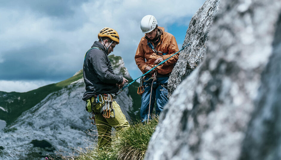 The Achensee region is one of Tirol’s top climbing areas. Here, climbing enthusiasts train in the Rofan mountains.