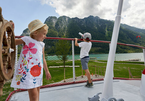 FAMILY-Eldorado Im FAMILY Eldorado beim Atoll Achensee können sich Kinder im Sommer austoben.