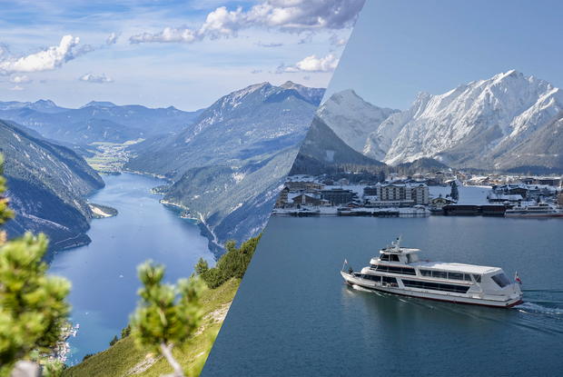Winter- als auch Sommerlandschaft am Achensee Winter- als auch Sommerlandschaft am Achensee