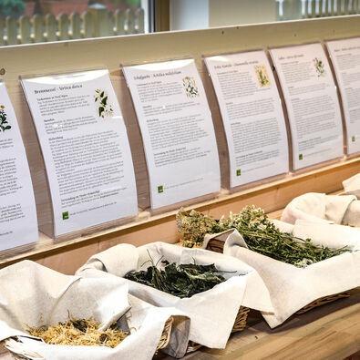 Tiroler Kräuterhof in Maurach produces and sells handmade natural products such as essential oils, creams, lotions and detox water.