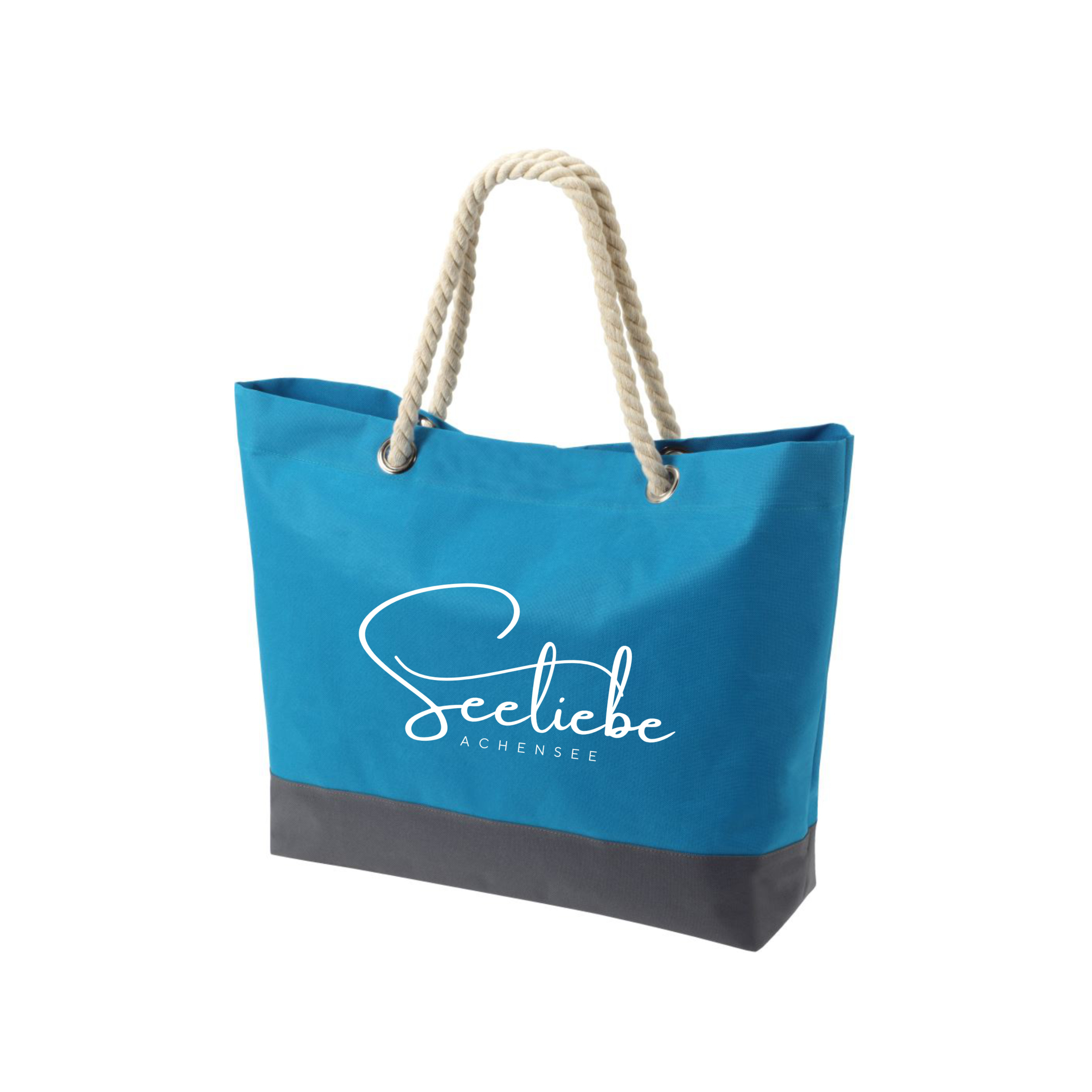 Sommer Shopper Seeliebe in azurblau Sommer Shopper "Seeliebe" in azurblau
