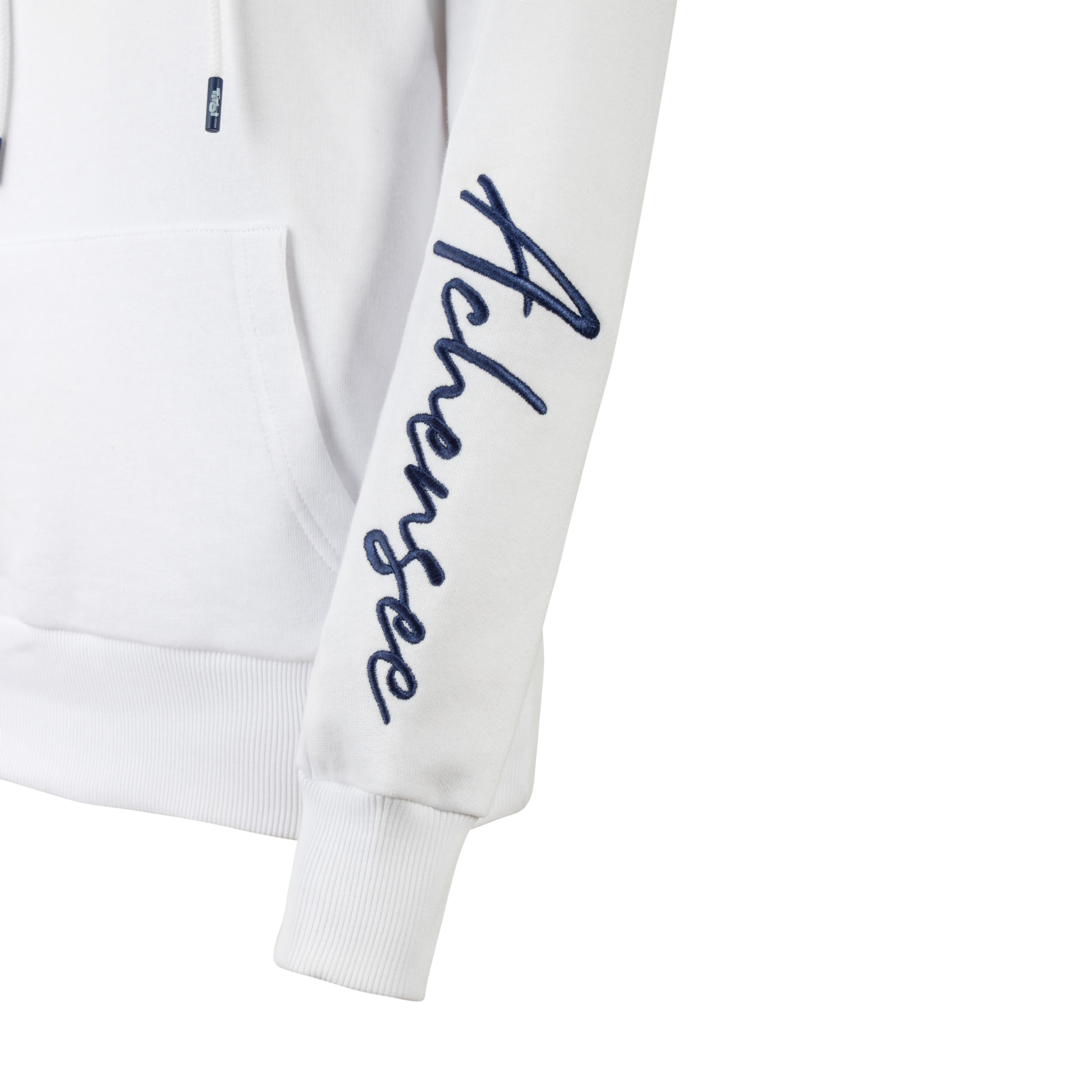 Damen Hoody Be Happy in weiß