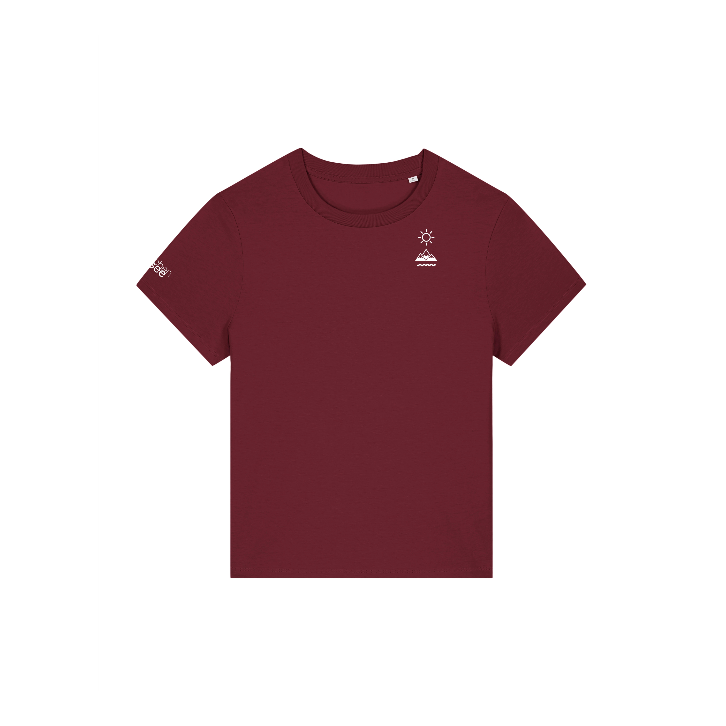 Damen T-Shirt Achensee Elements burgundy Damen T-Shirt Achensee Elements