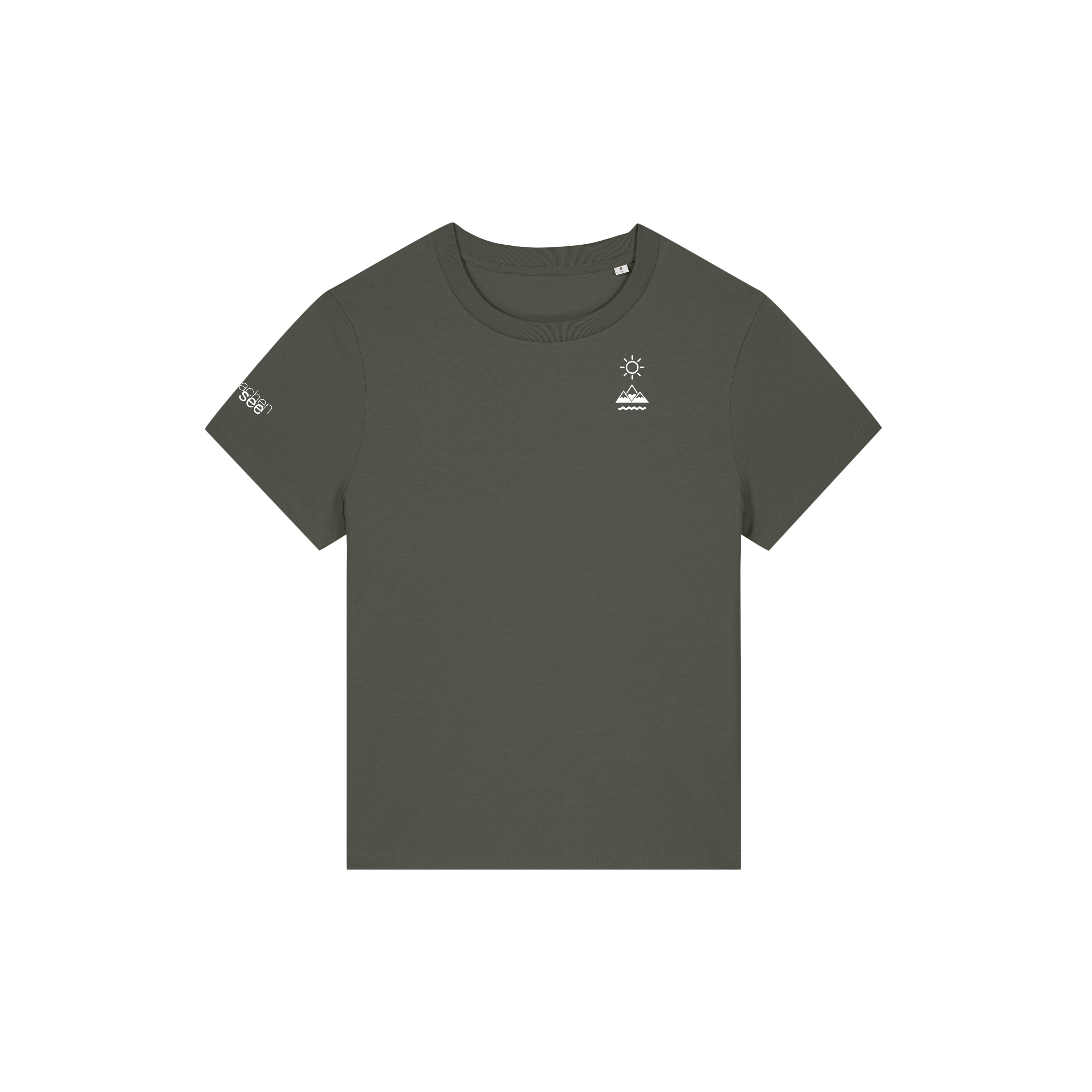 Damen T-Shirt Achensee Elements khaki Damen T-Shirt Achensee Elements