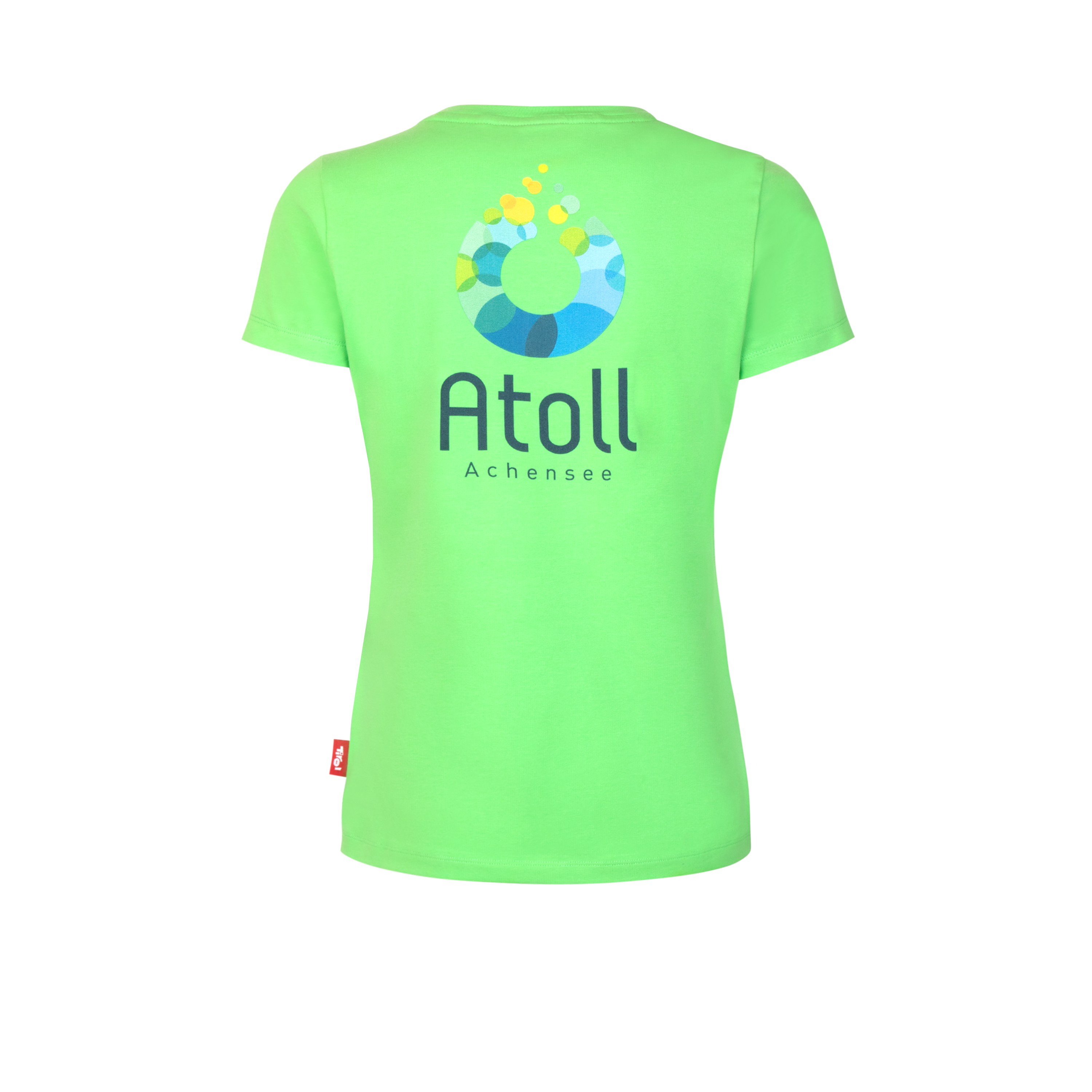 Damen Tshirt Atoll Grün Rückseite