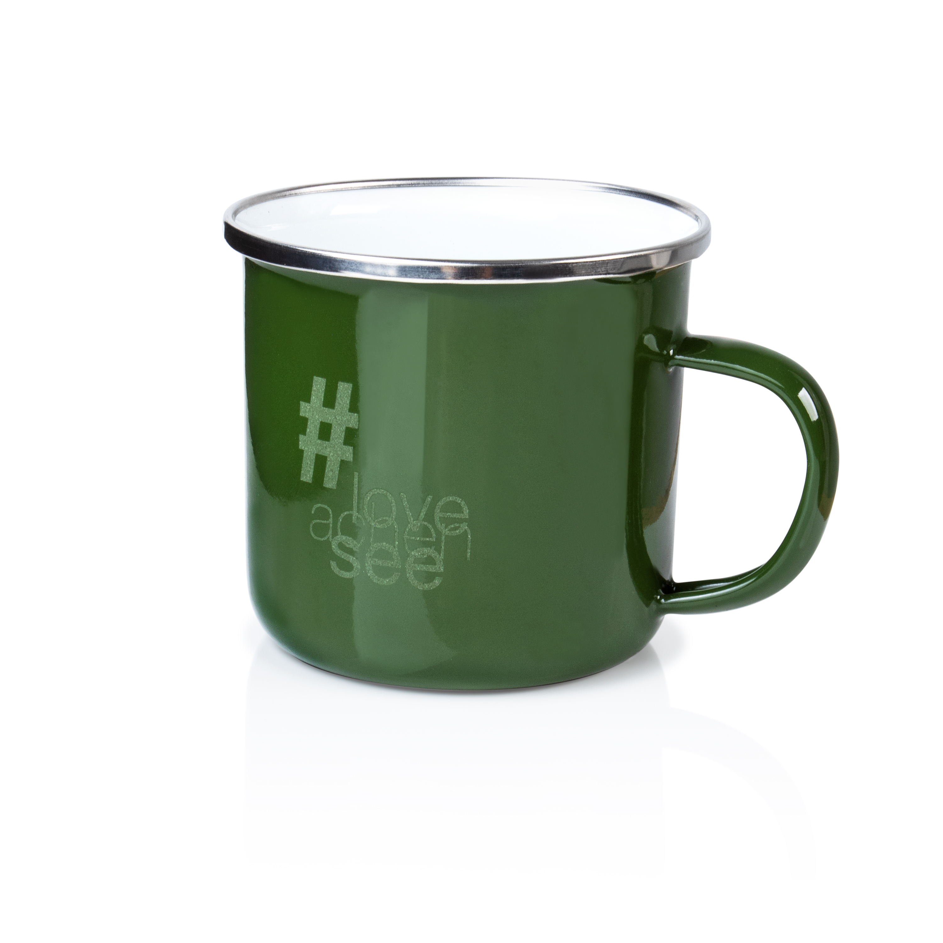 Emaille-Becher #loveachensee