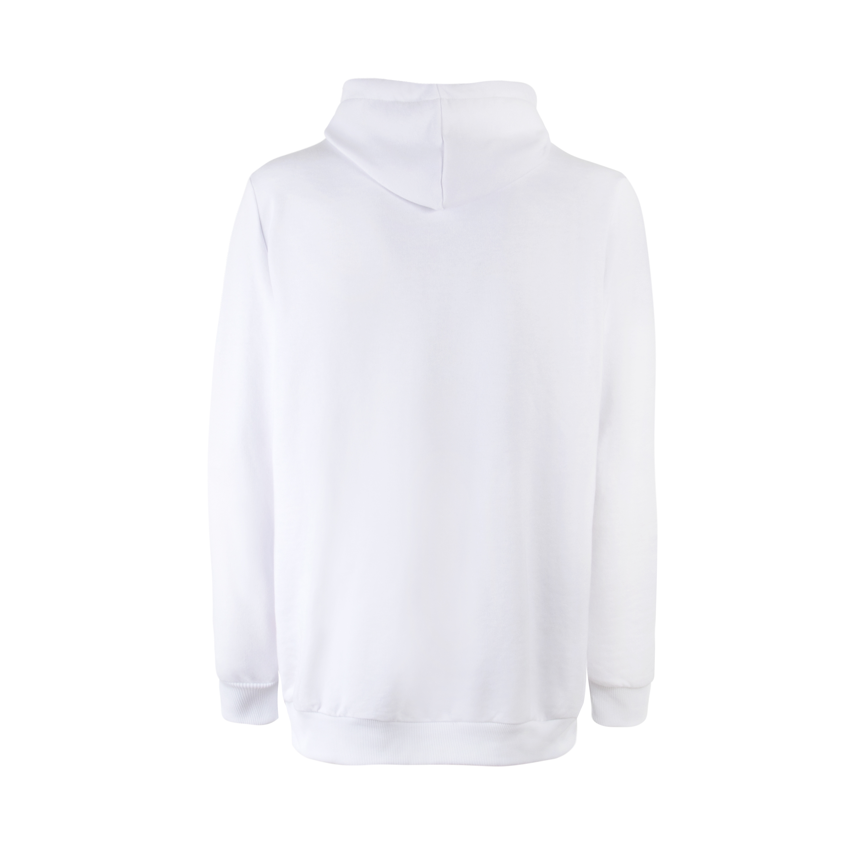 Herren Hoody Be Happy in weiß