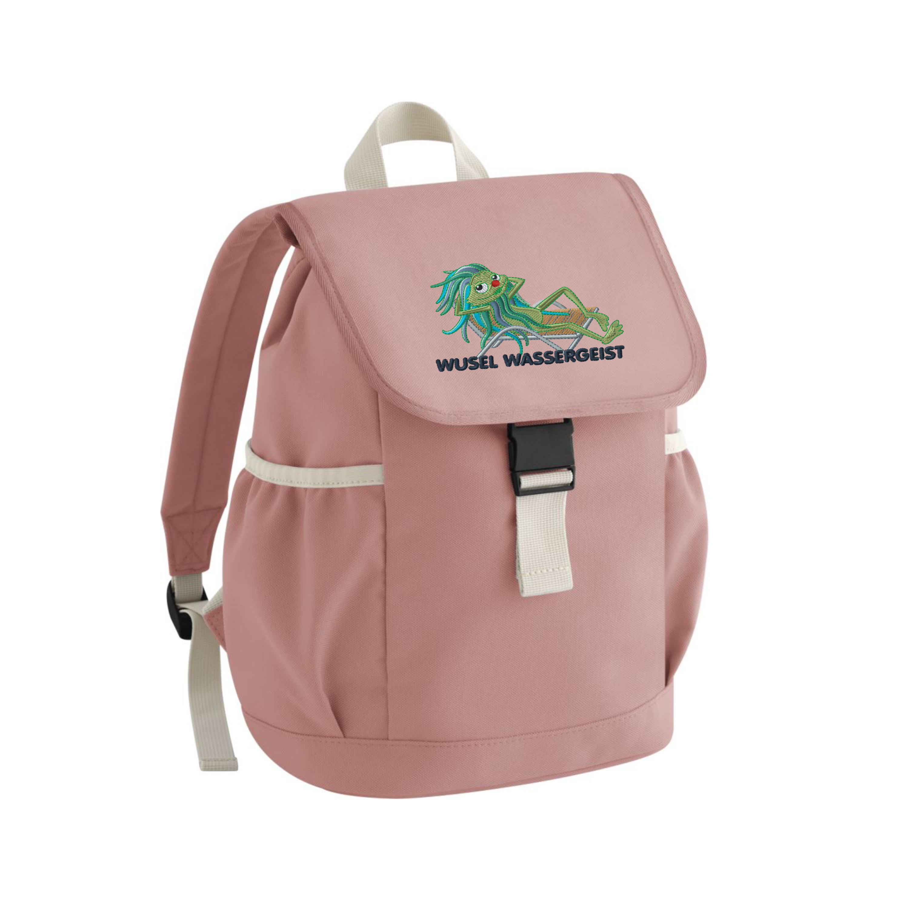 Kinder Rucksack Wusel Wassergeist in rose Kinder Rucksack Wusel Wassergeist