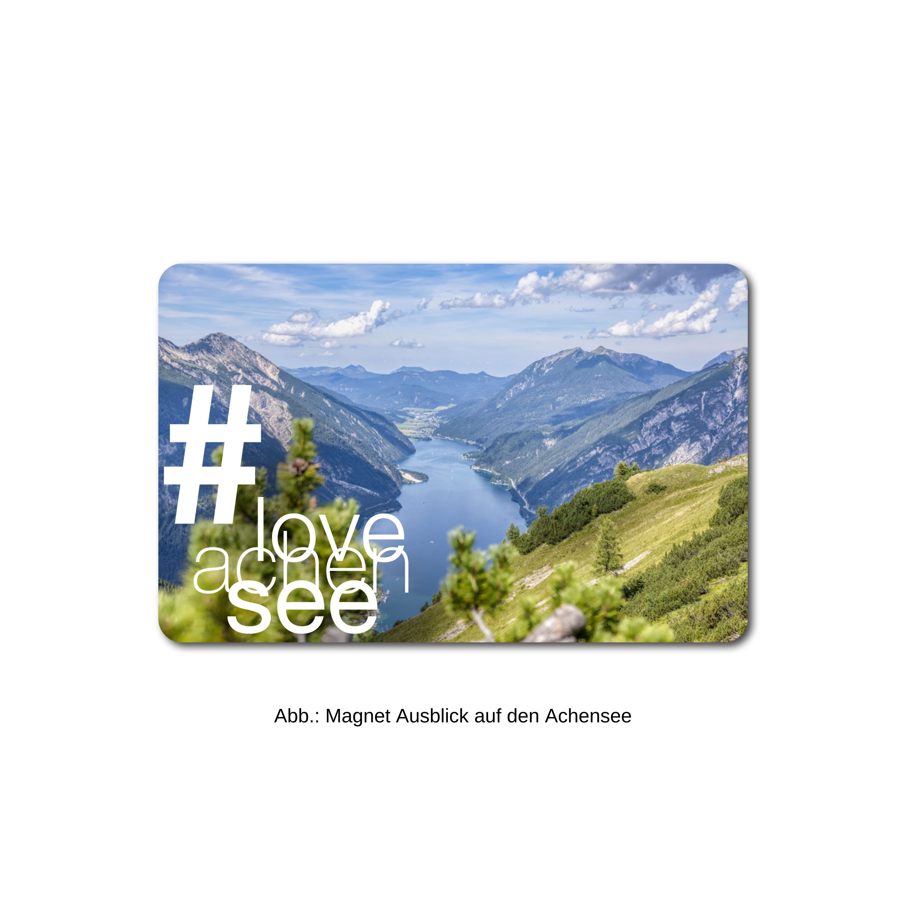 Magnete mit Achensee-Motiv