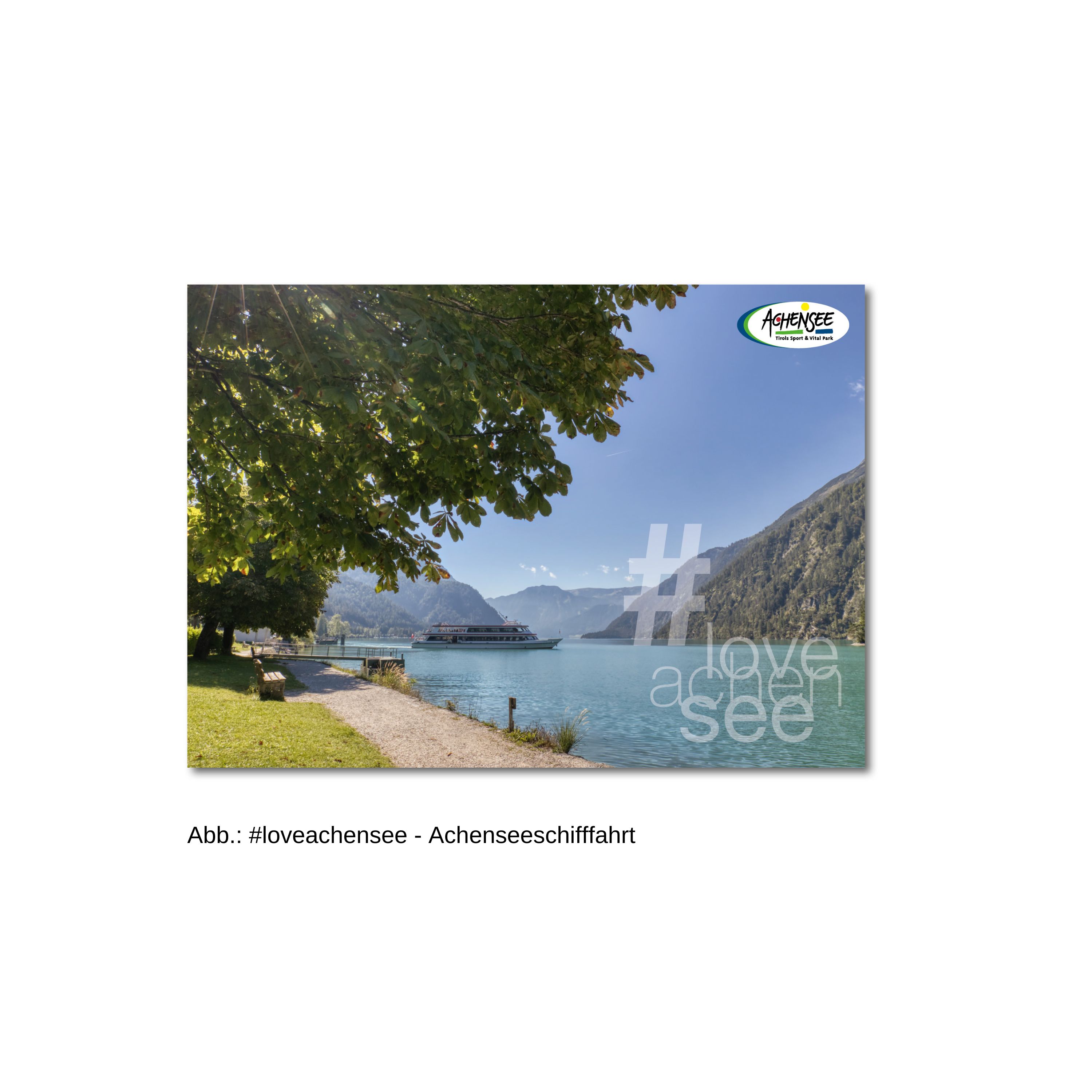 Ansichtskarten mit Achensee-Motiv
