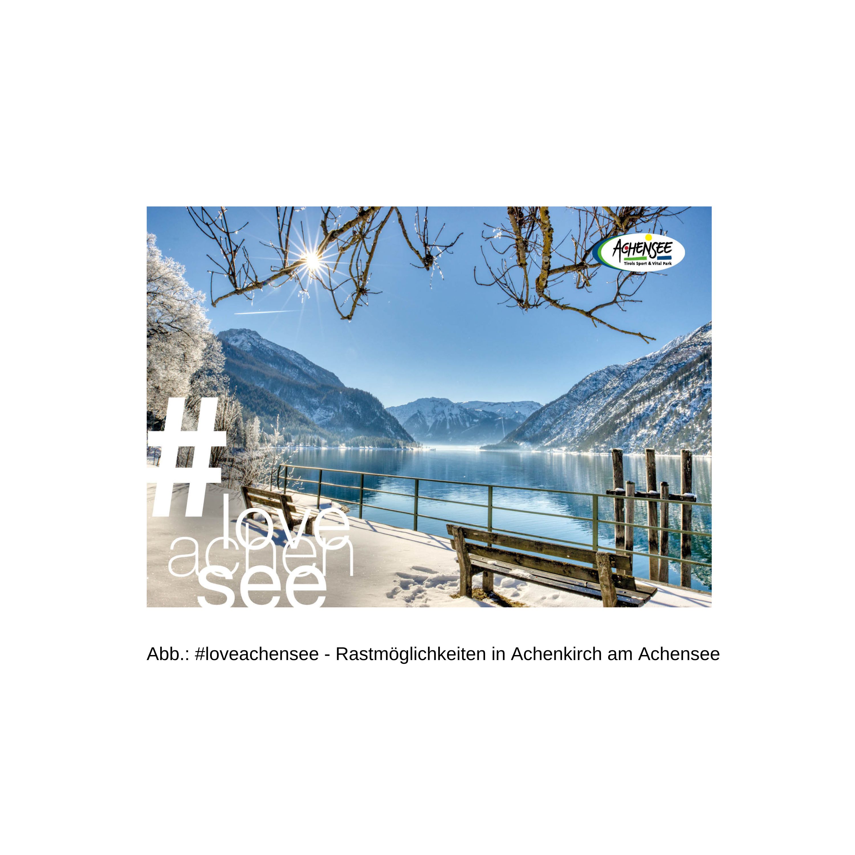Postkarte aus Achenkirch am Achensee