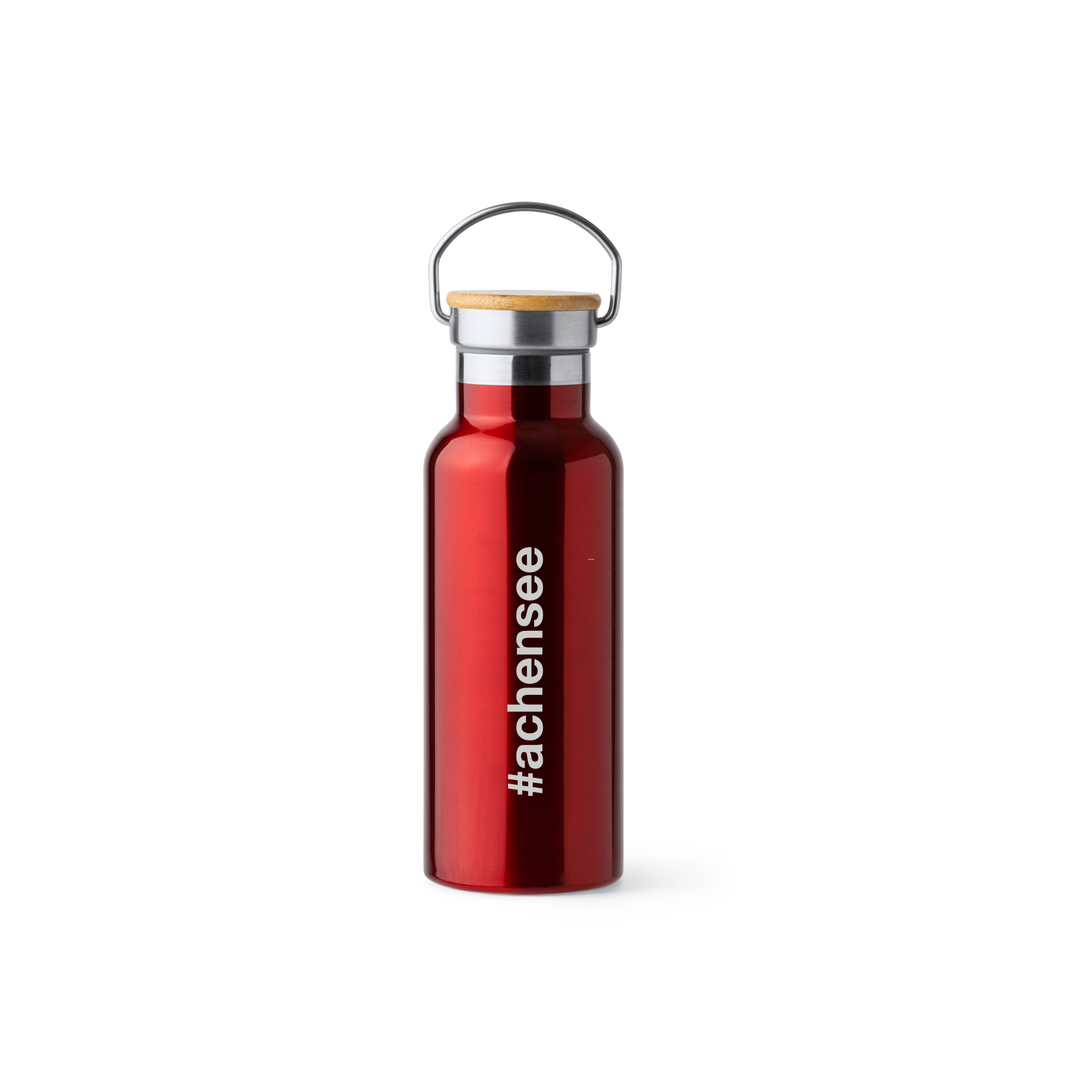 Trinkflasche #achensee in rot Trinkflasche #achensee in rot