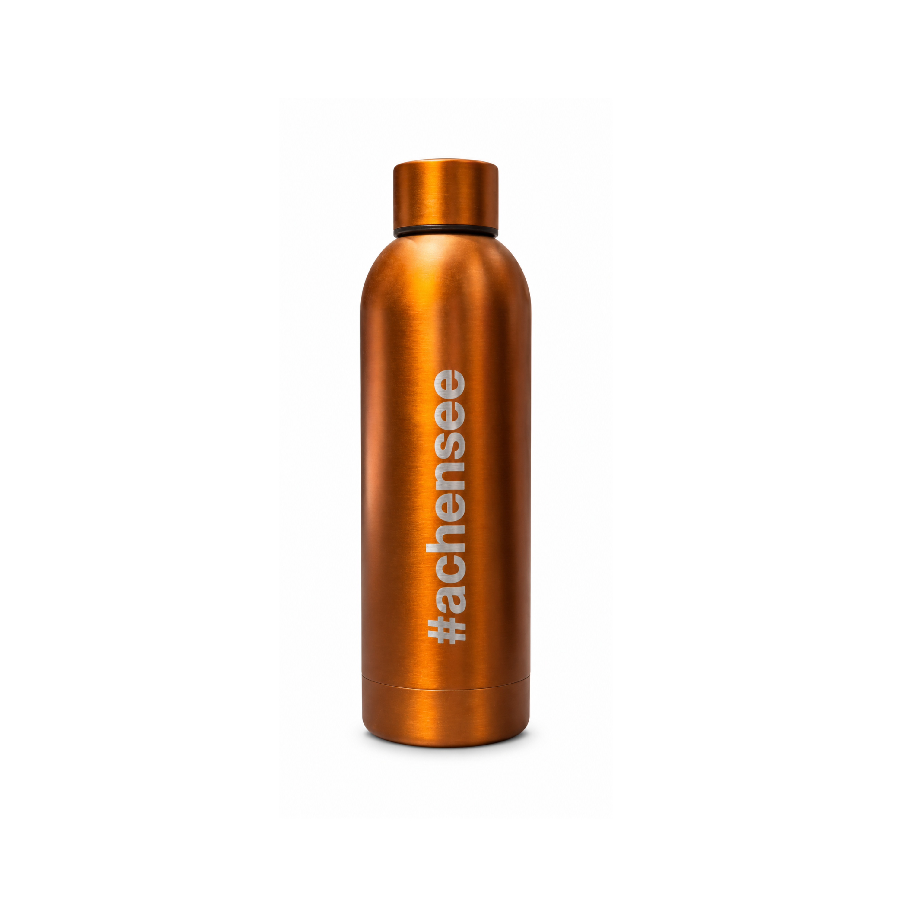 Trinkflasche Deluxe #achensee in orange