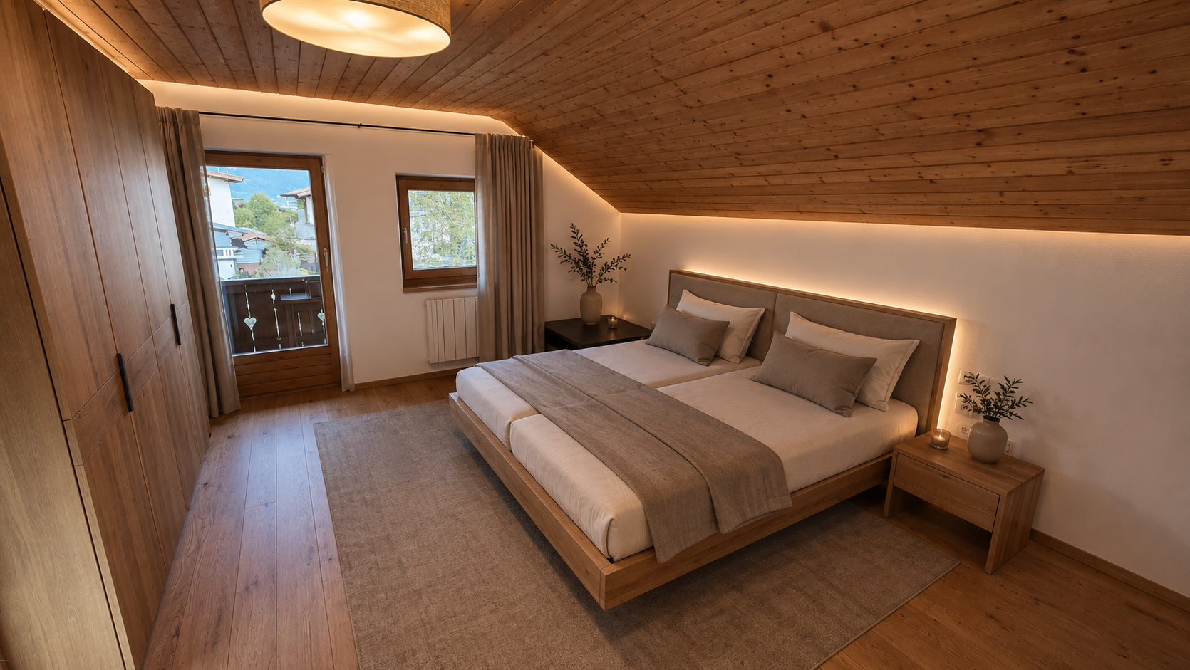 Michelis Cottage Appartements Schlafzimmer