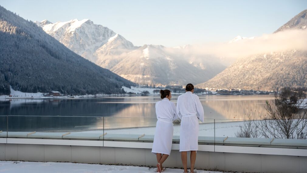 View from the Penthouse-SPA towards Lake Achensee