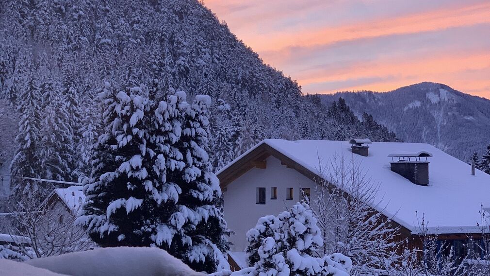 Ausblick Sonnenuntergang