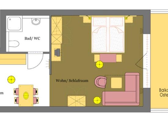 Kleines Appartement 106
