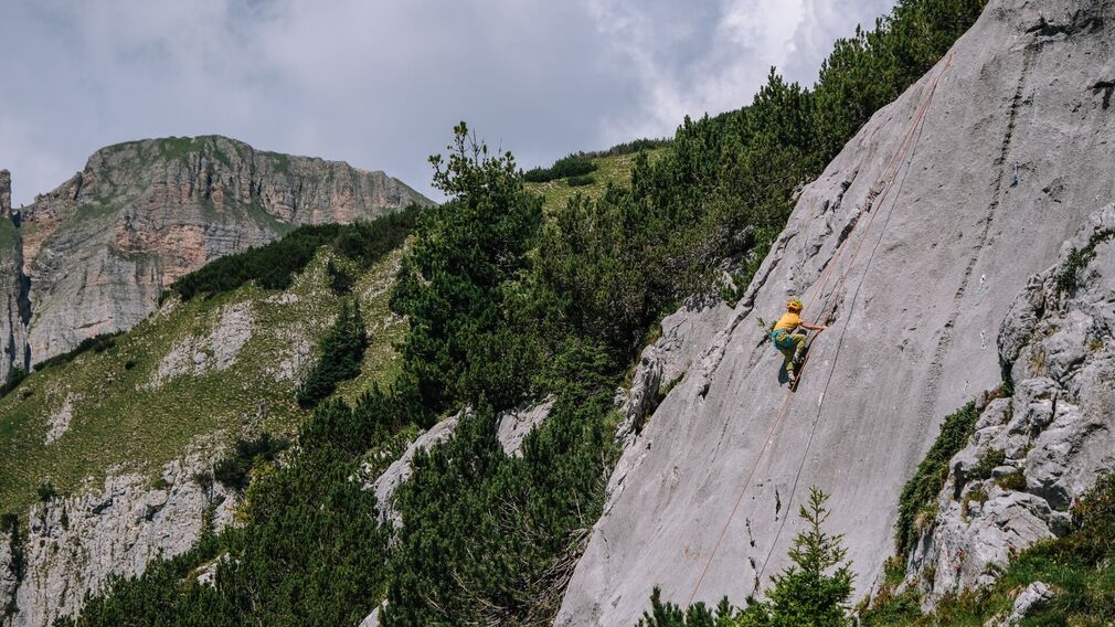 Das Klettergebiet Platzl eignet sich besonders für Kletteranfänger.