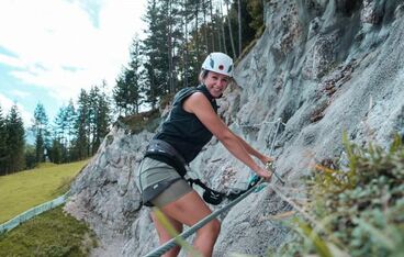 Klettersteig Christlumsiedlung - Adrenalin rush Klettersteig Christlumsiedlung - Adrenalin rush