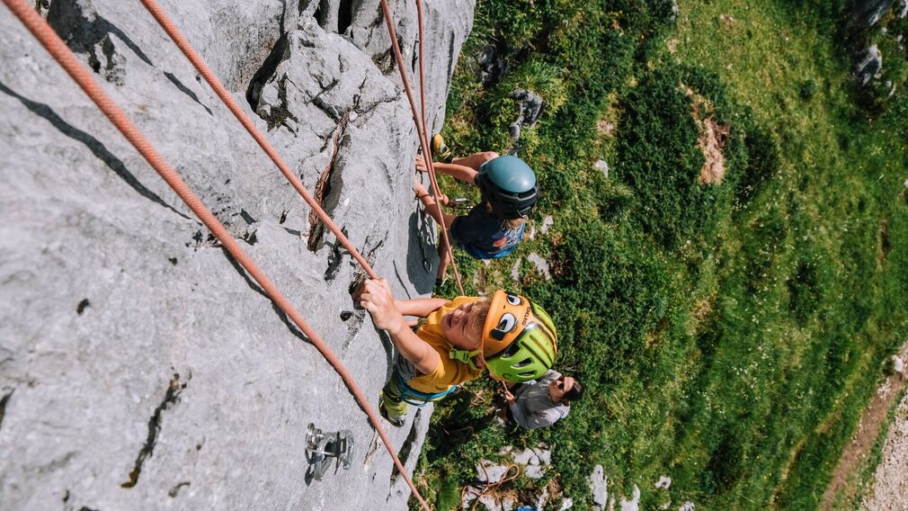 Das Klettergebiet Platzl eignet sich besonders für Kletteranfänger.