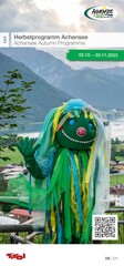 Herbstprogramm Achensee