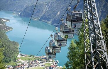 Talfahrt Karwendel-Bergbahn Talfahrt Karwendel-Bergbahn