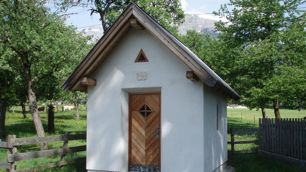 Wiesing - Blick zum Zentrum mit Kirche
