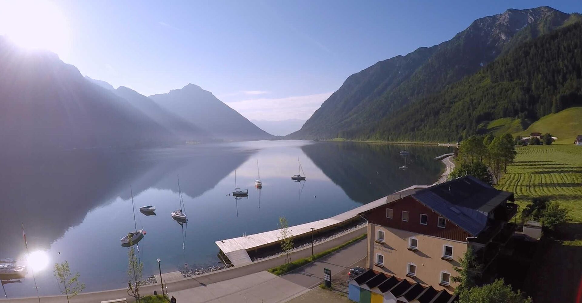 Appartements am Achensee - Blick von oben