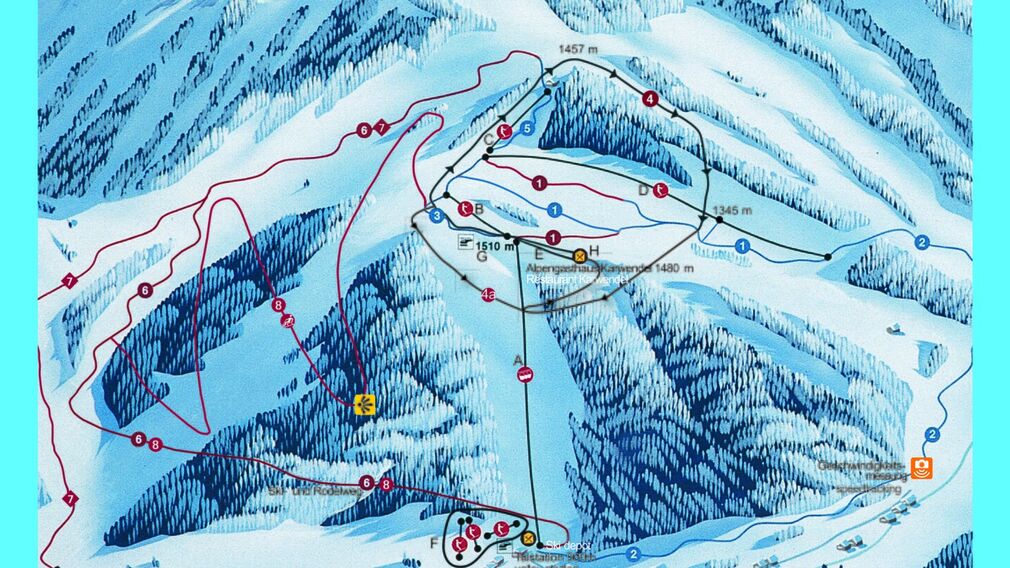 Skifahren am Zwölferkopf - kleines aber feines Skigebiet oberhalb von Pertisau