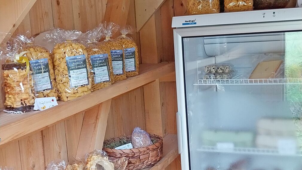 Hofladen des Enterhofes in Steinberg am Rofan