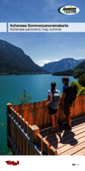 Panoramakarte Sommer Achensee