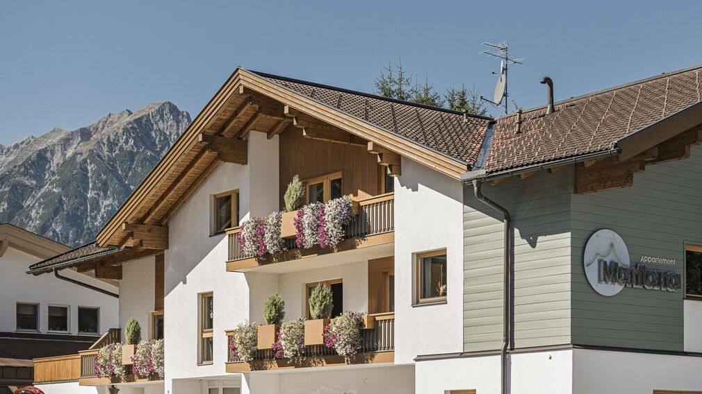 Apart Garni Montana - Außenansicht Winter