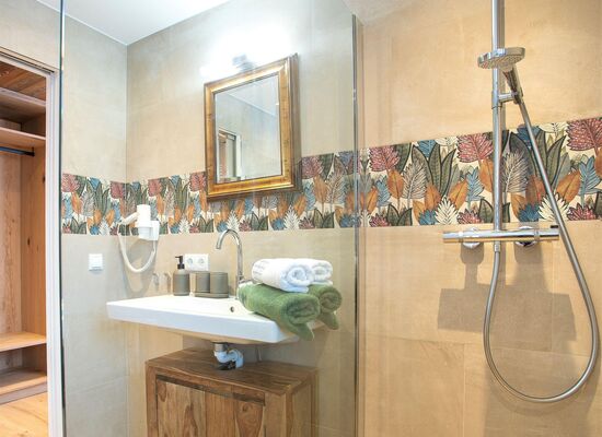 Junior Suite, Dusche, WC, Bergseite