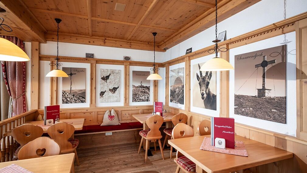 Berggasthof Rofan - Terrasse