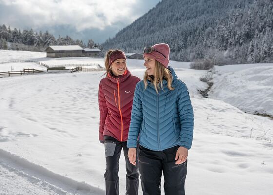 Winterliche Almwanderung