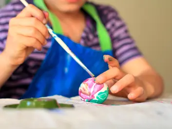 Osterrummel mit Osterfeuer