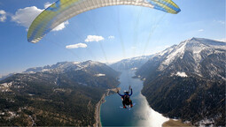 tandem jump with Bernhard Reichegger from Paragliding Adventure Achensee