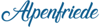 Alpenfriede logo blue 0F5E8F